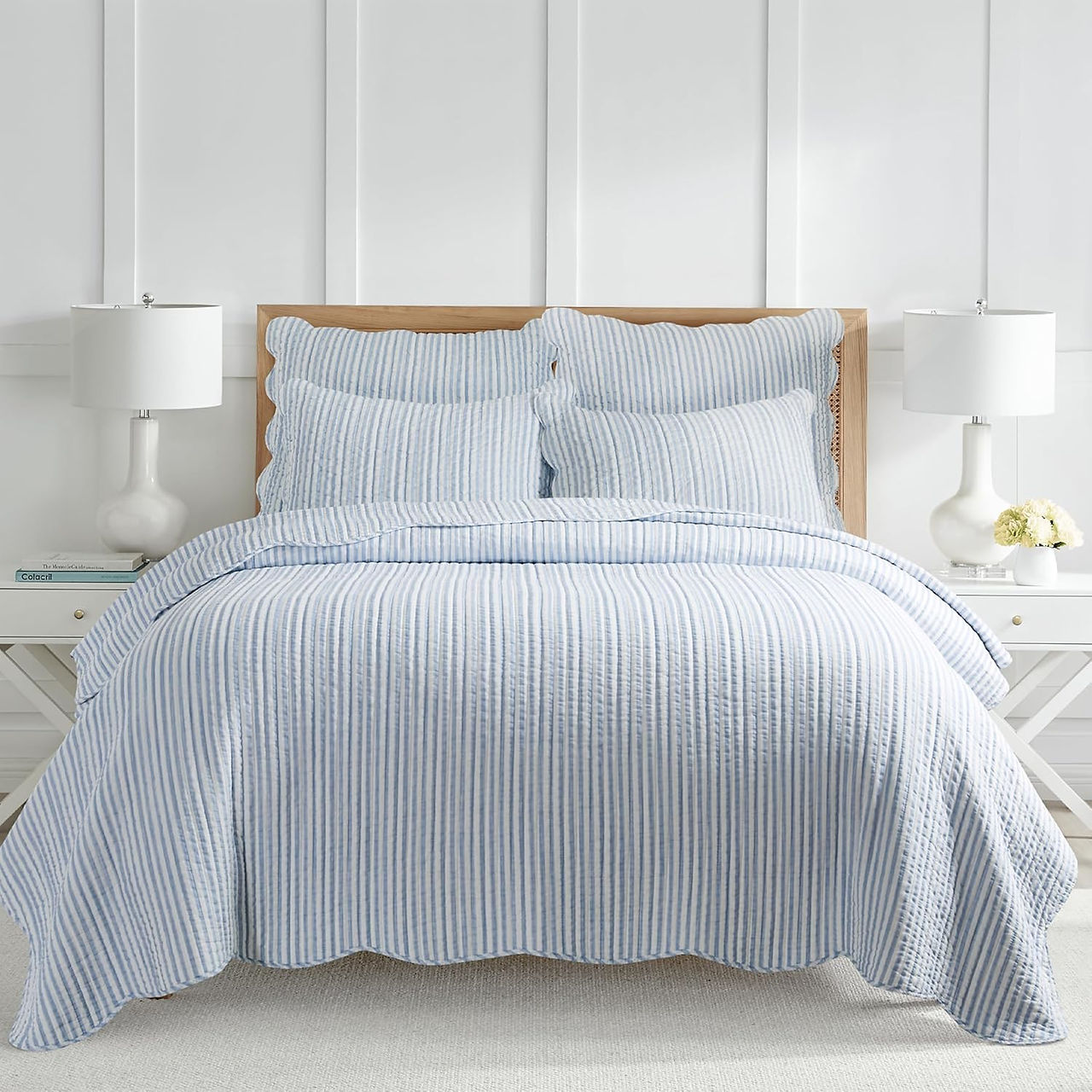 Levtex Martha stripe quilt