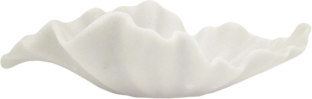 off white scalloped bowl