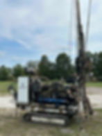 BR2500 track rig with blackbit drilling logo