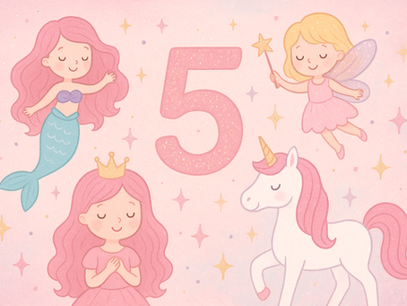 This is 5: Magical 5th Birthday Gift Ideas for Sparkly Unicorn, Mermaid Princesses