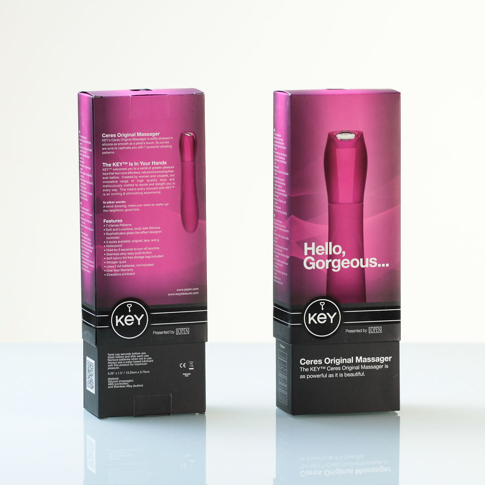 Thumbnail: CERES ORIGINAL MASSAGE VIBRATOR - PINK