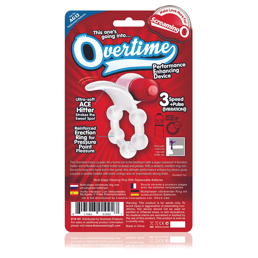 Thumbnail: SCREAMING O OVERTIME RING - RED