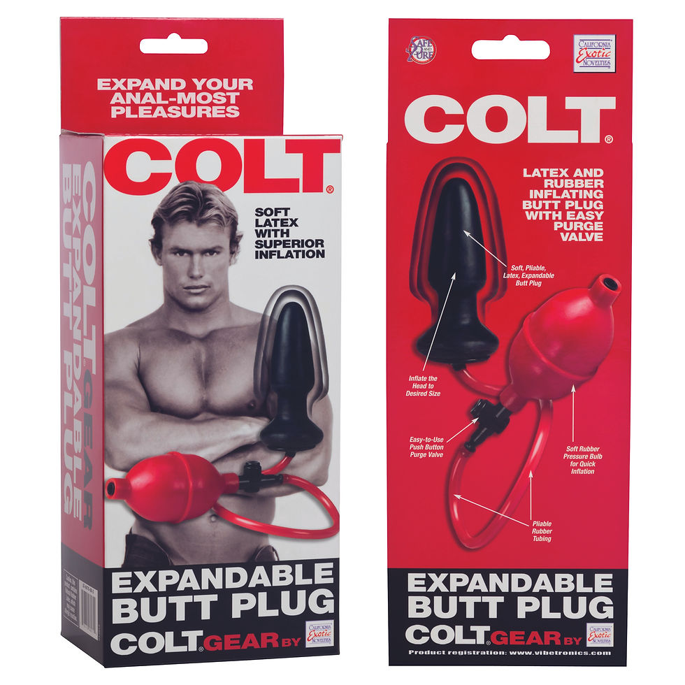 Thumbnail: EXPANDABLE INFLATABLE BUTT PLUG