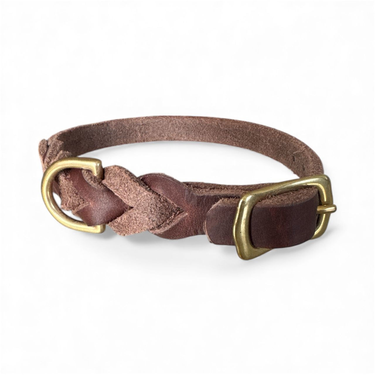 Dog Dream Lederhalsband Mio Braun