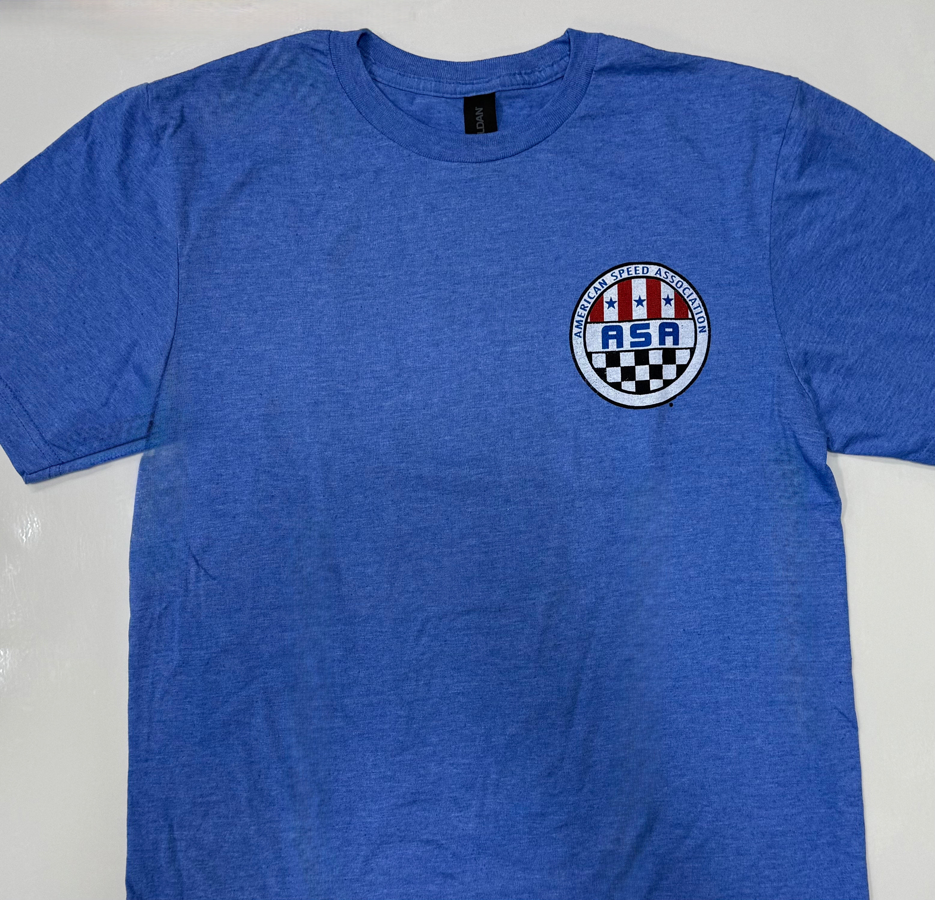 ASA Blue Retro Logo Short Sleeve T-shirt