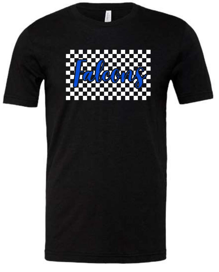 Thumbnail: PTO Falcons Checker Tee