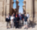 The group at Philae’s ‘Trajan’s Kiosk’ © S.Miles