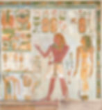 Hatshepsut’s father & grandmother copied by Howard Carter at Deir el-Bahri in 1894, soon to be unveiled at Bolton Museum (© Egypt Exploration Society)