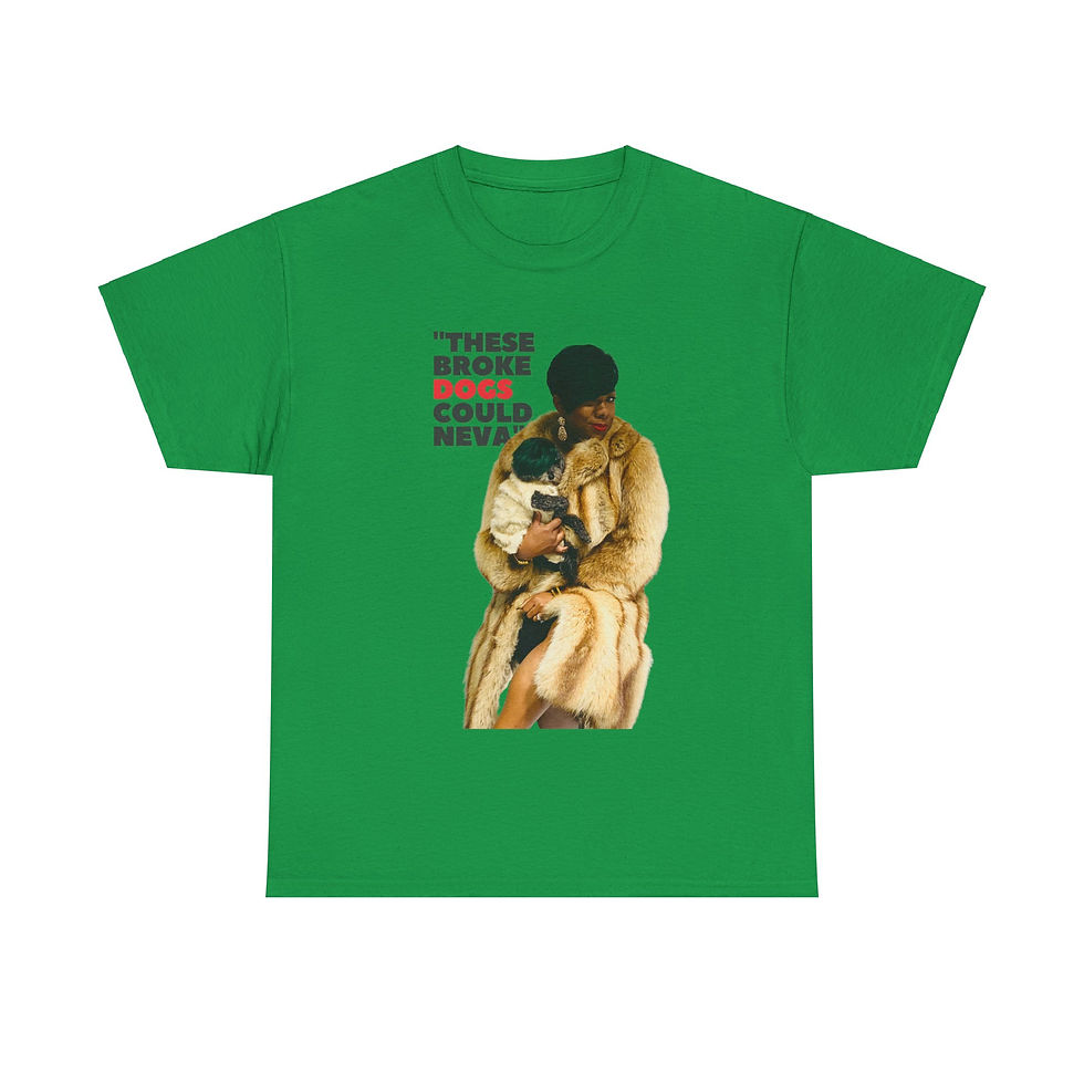 Thumbnail: THESE BROKE DOGS COULD NEVA (Black Letters) Unisex Tee