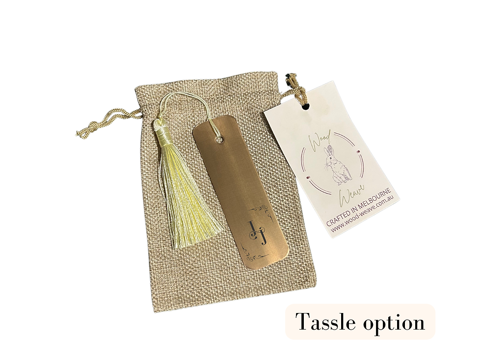 Thumbnail: Handcrafted Bronze Bookmark Personal Monogram Gift Birthday Anniversary