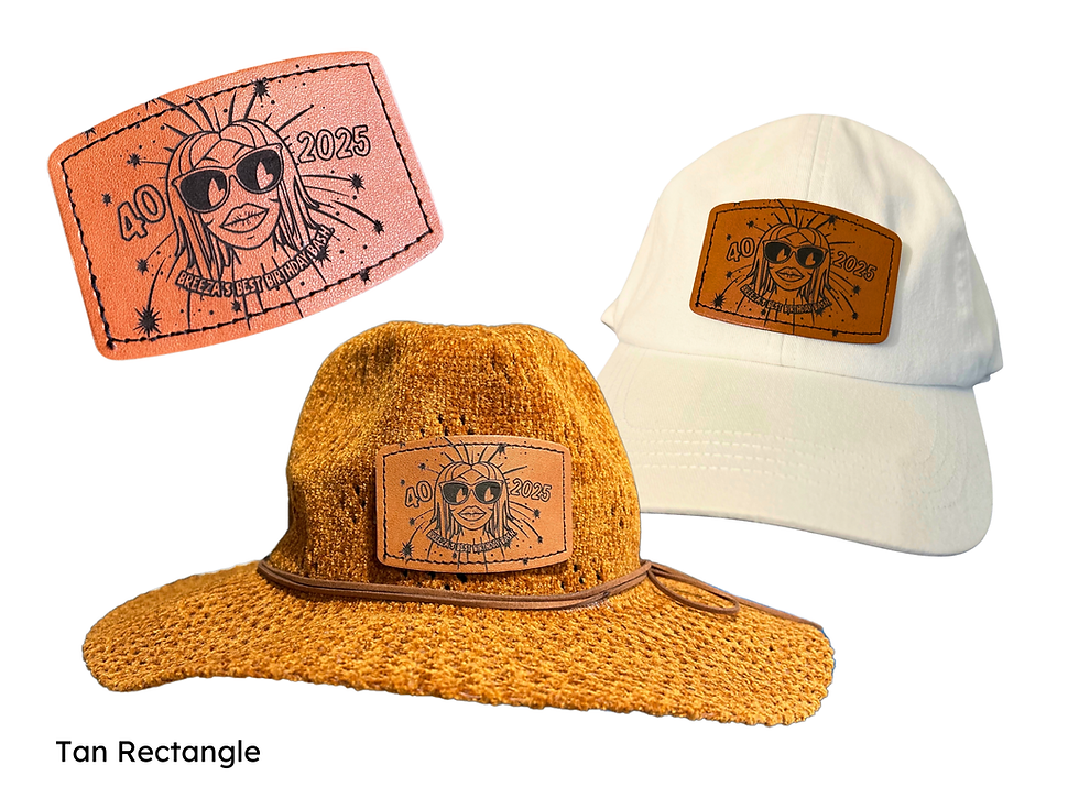 Thumbnail: Custom Iron-on Leatherette Patches - including design creation done for you