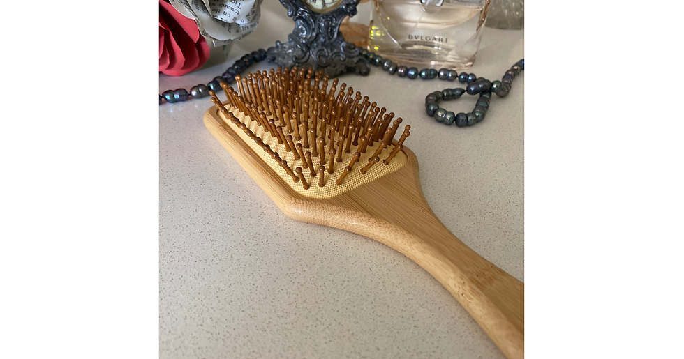 Thumbnail: Bamboo Hairbrush Paddle Custom Engraved