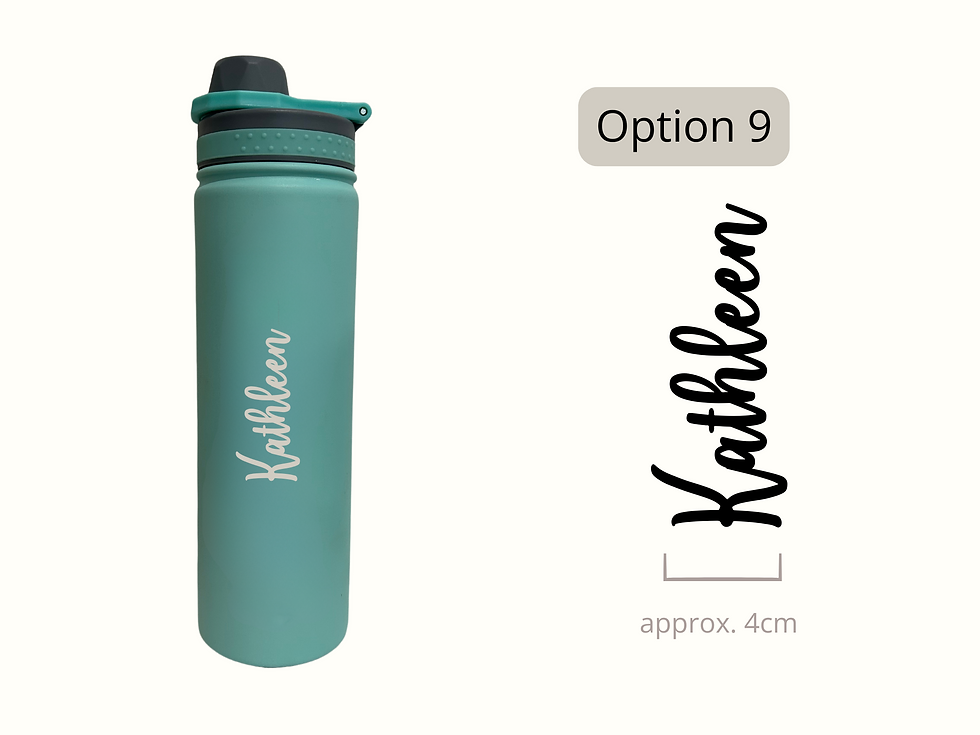 Thumbnail: Aqua Thermal Water Bottle Personalised 750ml
