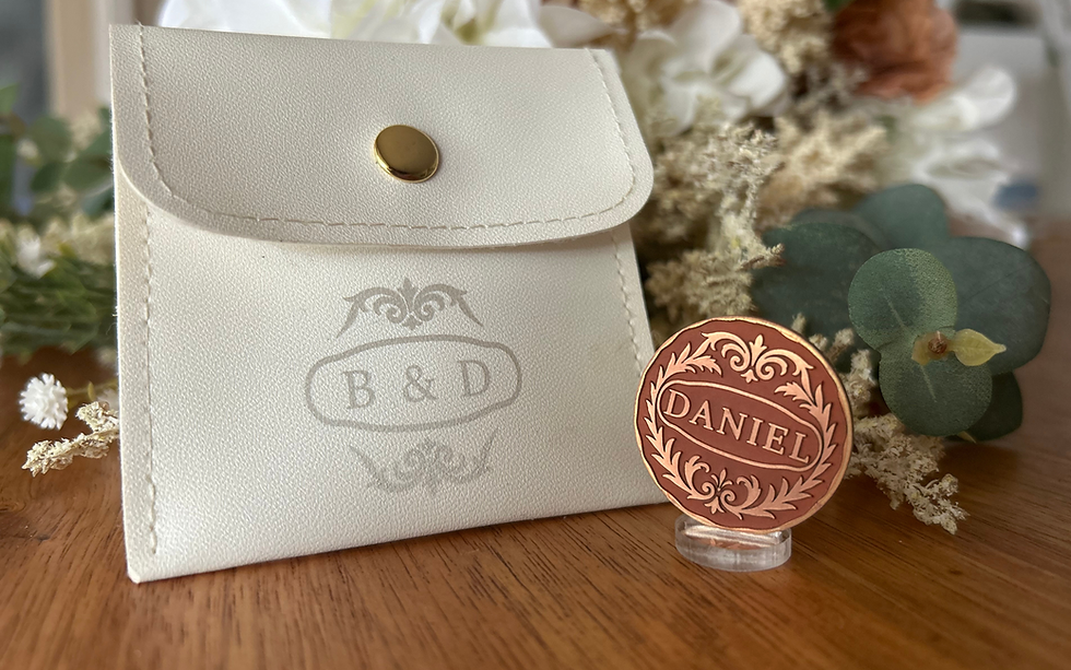 Thumbnail: Copper Decision Coin with Deep Engraving