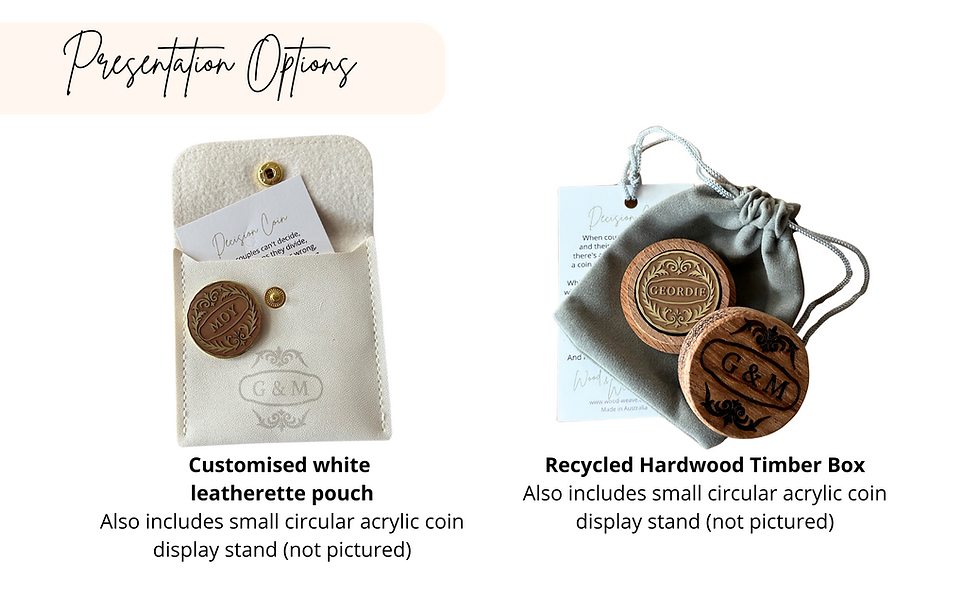 Thumbnail: Brass Decision Coin with Deep Engraving