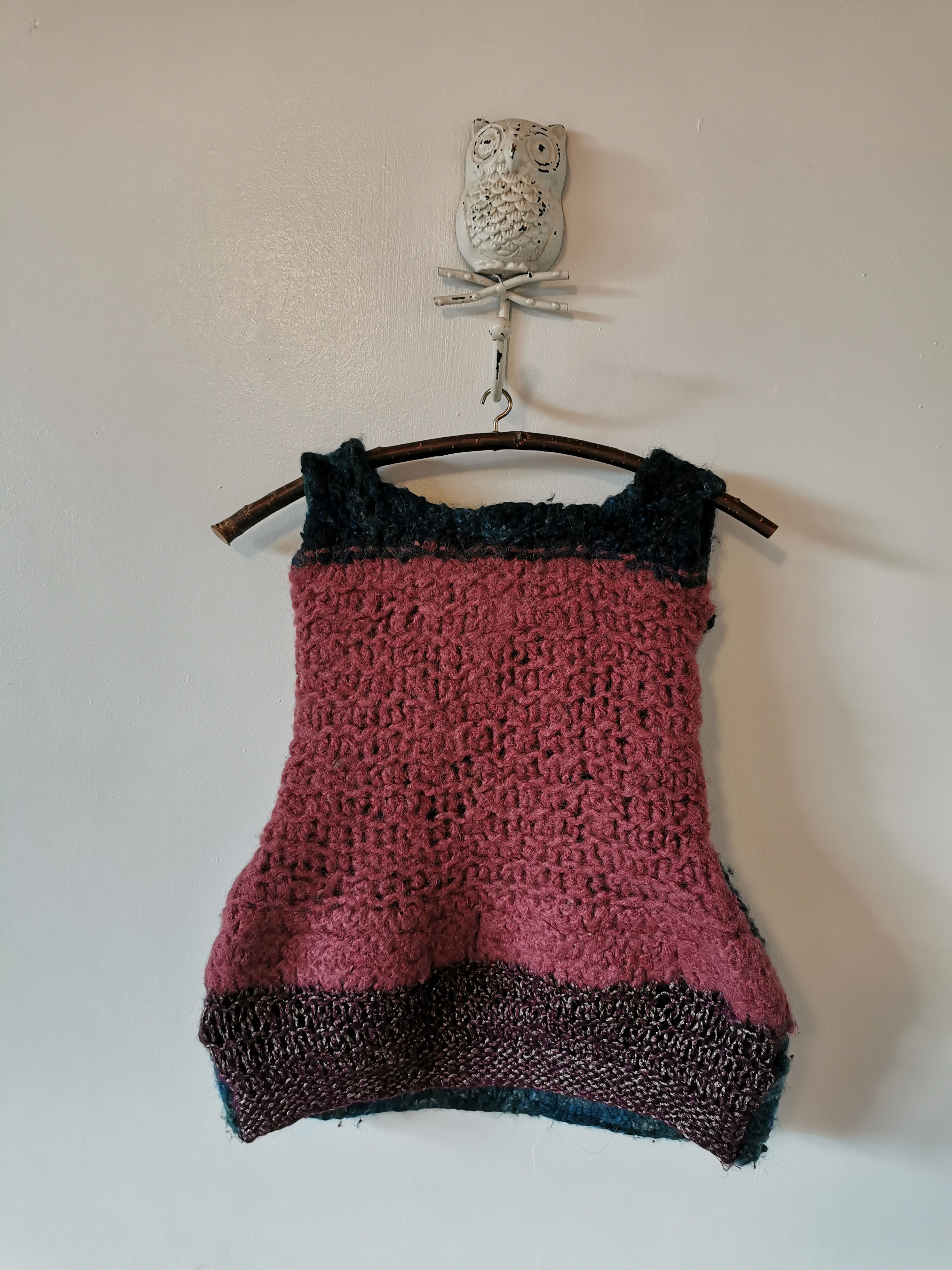 Handmade Felted Wool Tunic Dress 2 Years