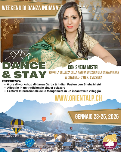 **Balla e soggiorna** – Danza indiana con Sneha Mistri