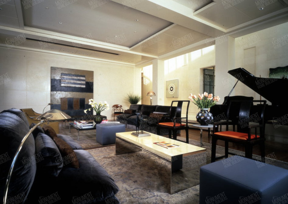 Beverly Hills 1 - Contemporary | Monument Home Builders

Stylish Living Room

A chic living room with sophisticated furnishings and warm lighting.