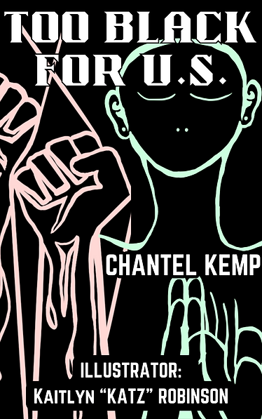 Too Black For U.S. Book Cover 