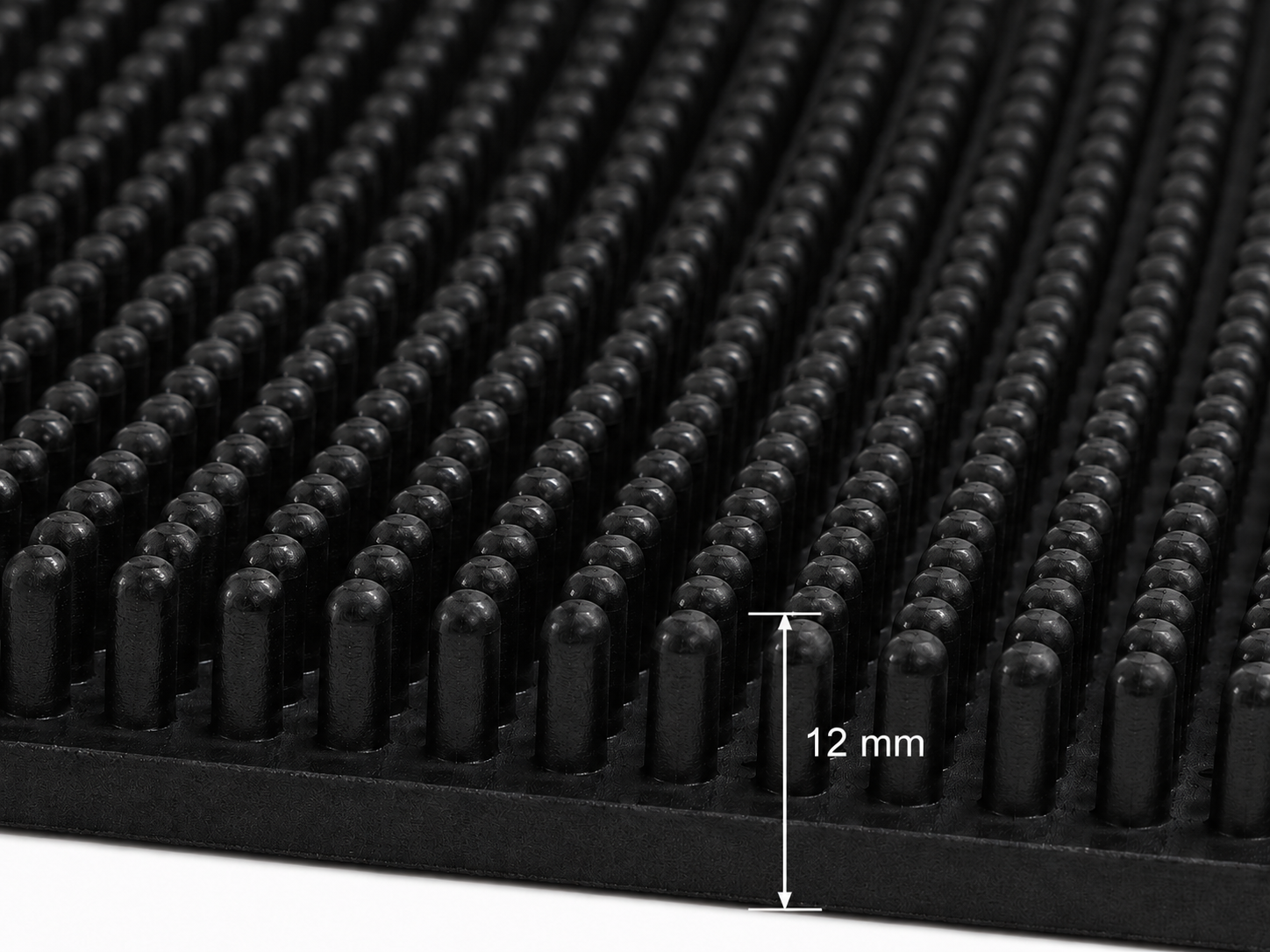 Pin Roll close up of pattern depth 12mm.