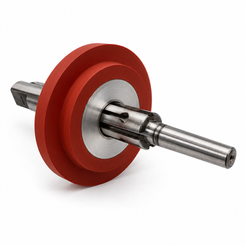 A red nip roller