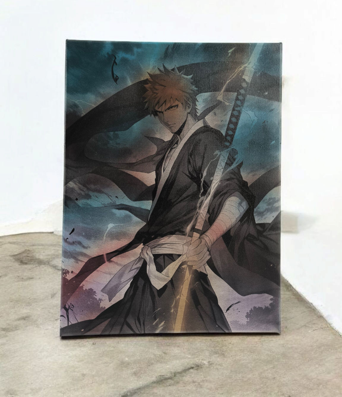Tableau Manga BLEACH #6 Peint à la main et gravé au Laser