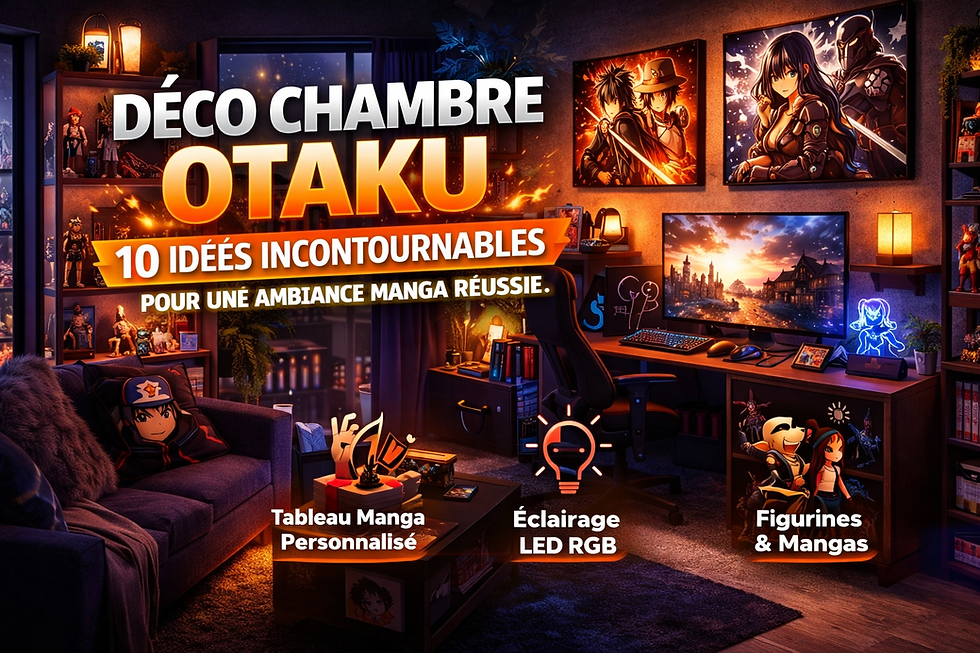 Déco chambre otaku : 10 idées incontournables pour une ambiance manga réussie