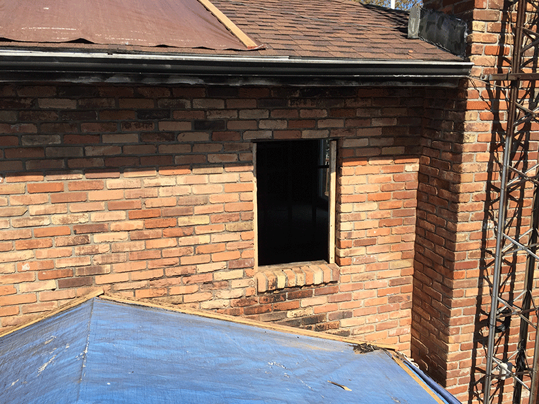 Brick Fire Restoration After