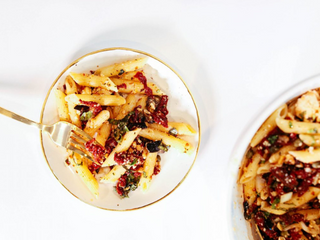 Pasta con tomates deshidratados