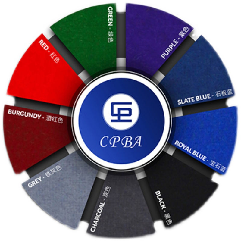 CPBA TN999 best billiard cloth from CPBA, various colors