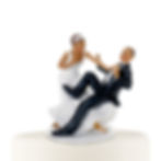 Product: Taking The Plunge African American Cake Topper figurine (Limited Edition)