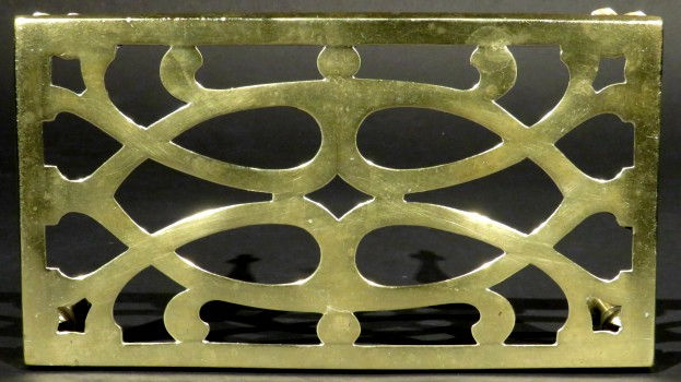 Thumbnail: An Early 20th Century Table Shaped Brass Trivet, England Circa 1900