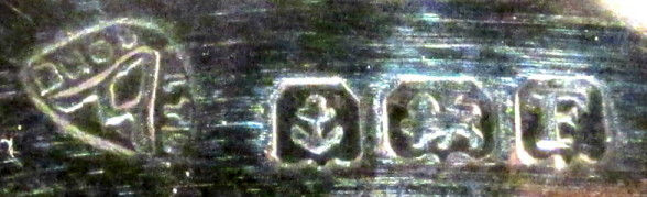 Thumbnail: A Fine Early 20th Century Silver Mounted Cut Glass Bitters Bottle
