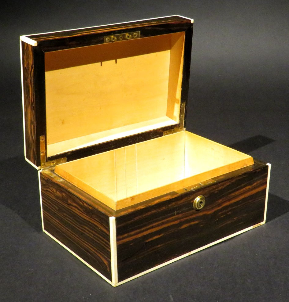 Thumbnail: A Fine 19th Century Coromandel Cigar Box / Humidor, England Circa 1860