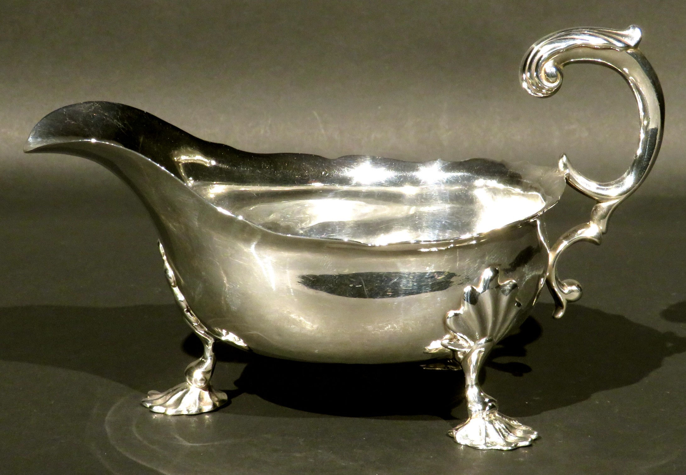 A George III Sterling Silver Gravy Boat, Hallmarked London 1774