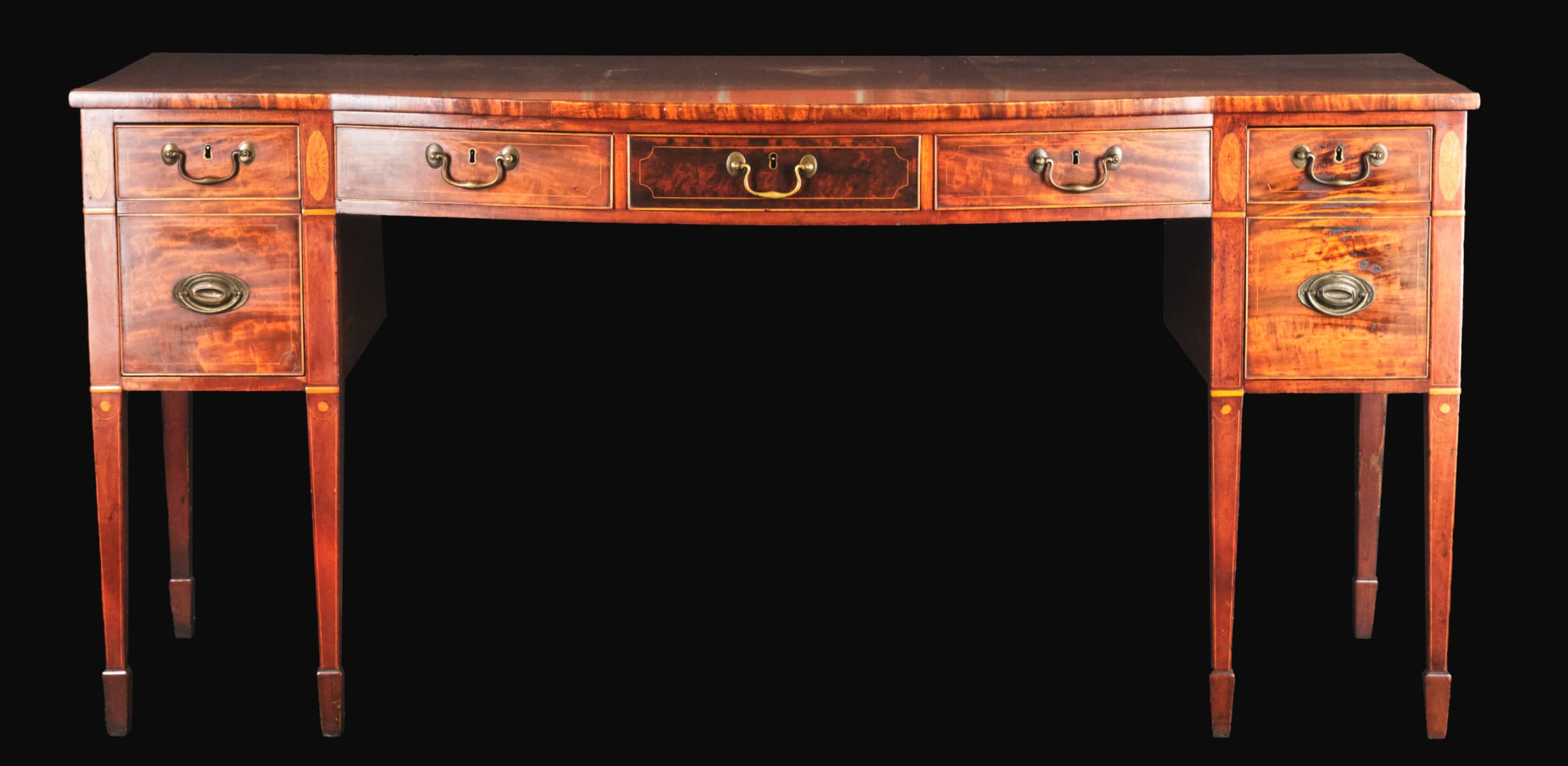 An Exceptionally Fine 18th Century Hepplewhite Period Mahogany Serving Table