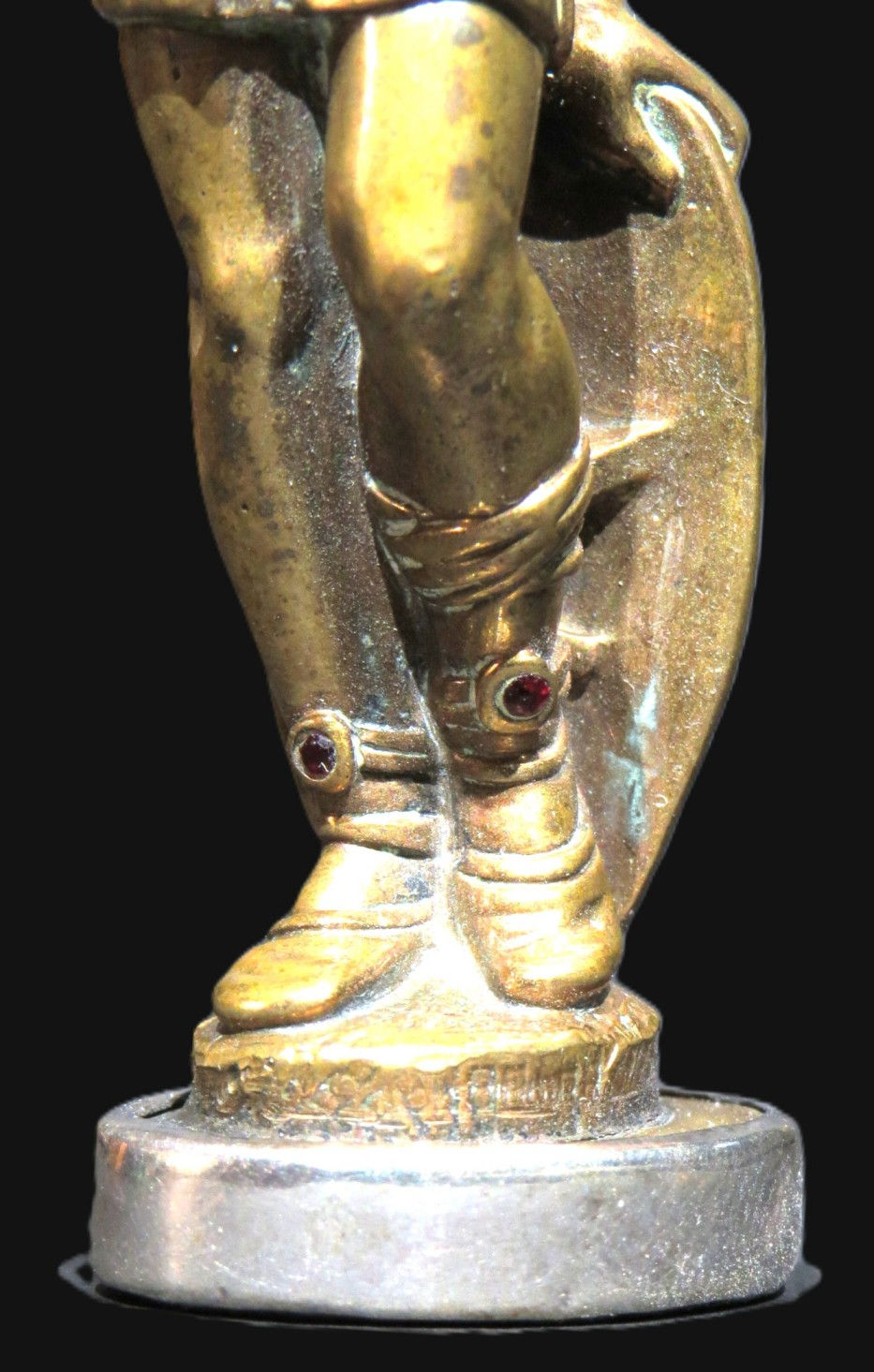 Thumbnail: A Very Fine 19th Century Gilt Brass & Rock Crystal Desk Seal