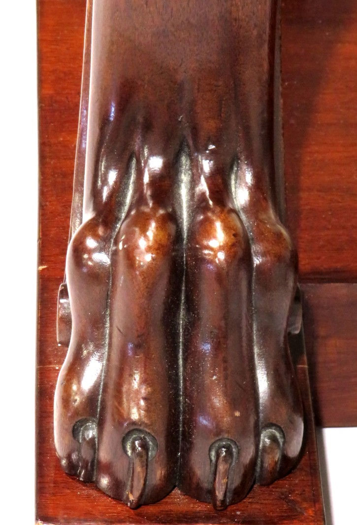 Thumbnail: Marble Topped Mahogany Pier Table