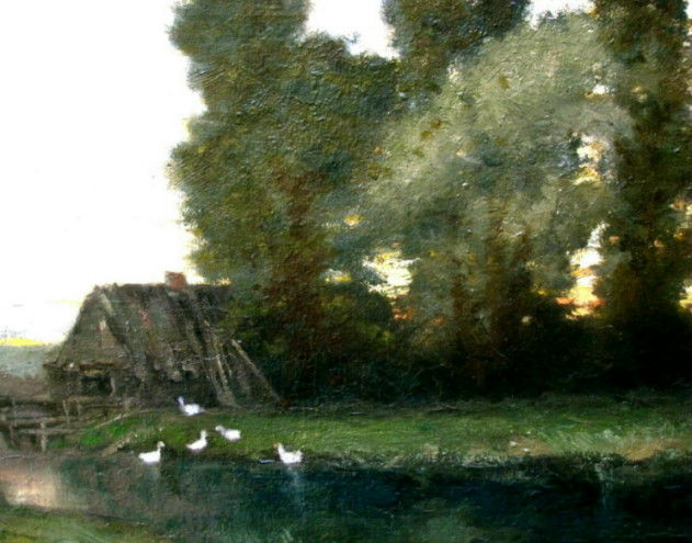 Thumbnail: ‘Clearing up at Evening’, William Edwin Atkinson OSA, ARCA (1862-1926) Canadian