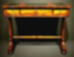 Thumbnail: A Fine Regency Period Writing Table / Sofa Table in Rosewood, English Circa 1825
