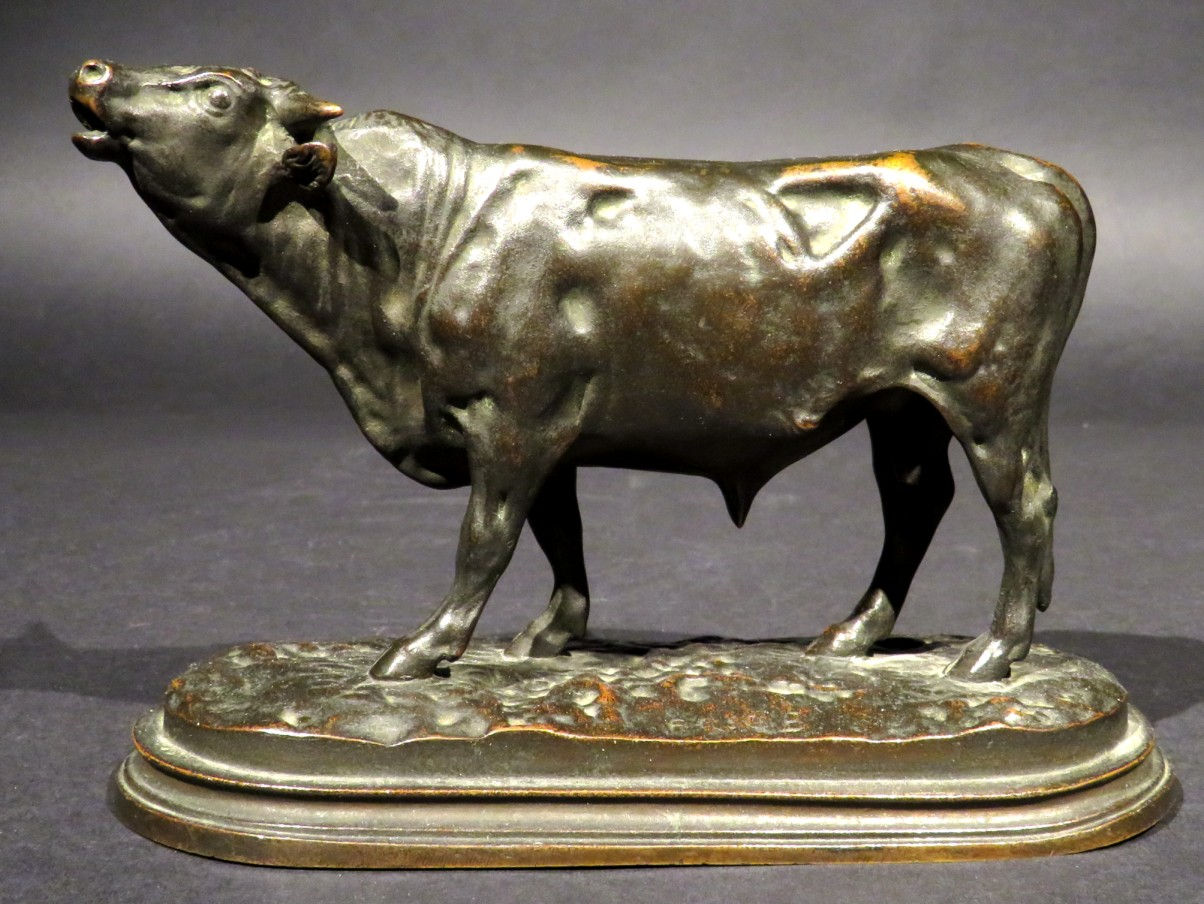 A Finely Cast Animalier Bronze of a Bull, after Rosa Bonheur (1822-1899)