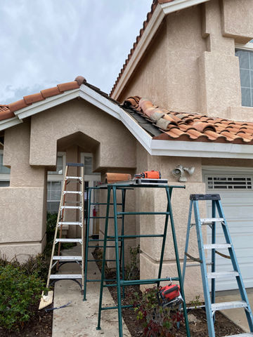 Termite damage repair on fascia in Riverside city