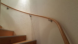 Eiche Rundhandlauf lackiert 40 mm