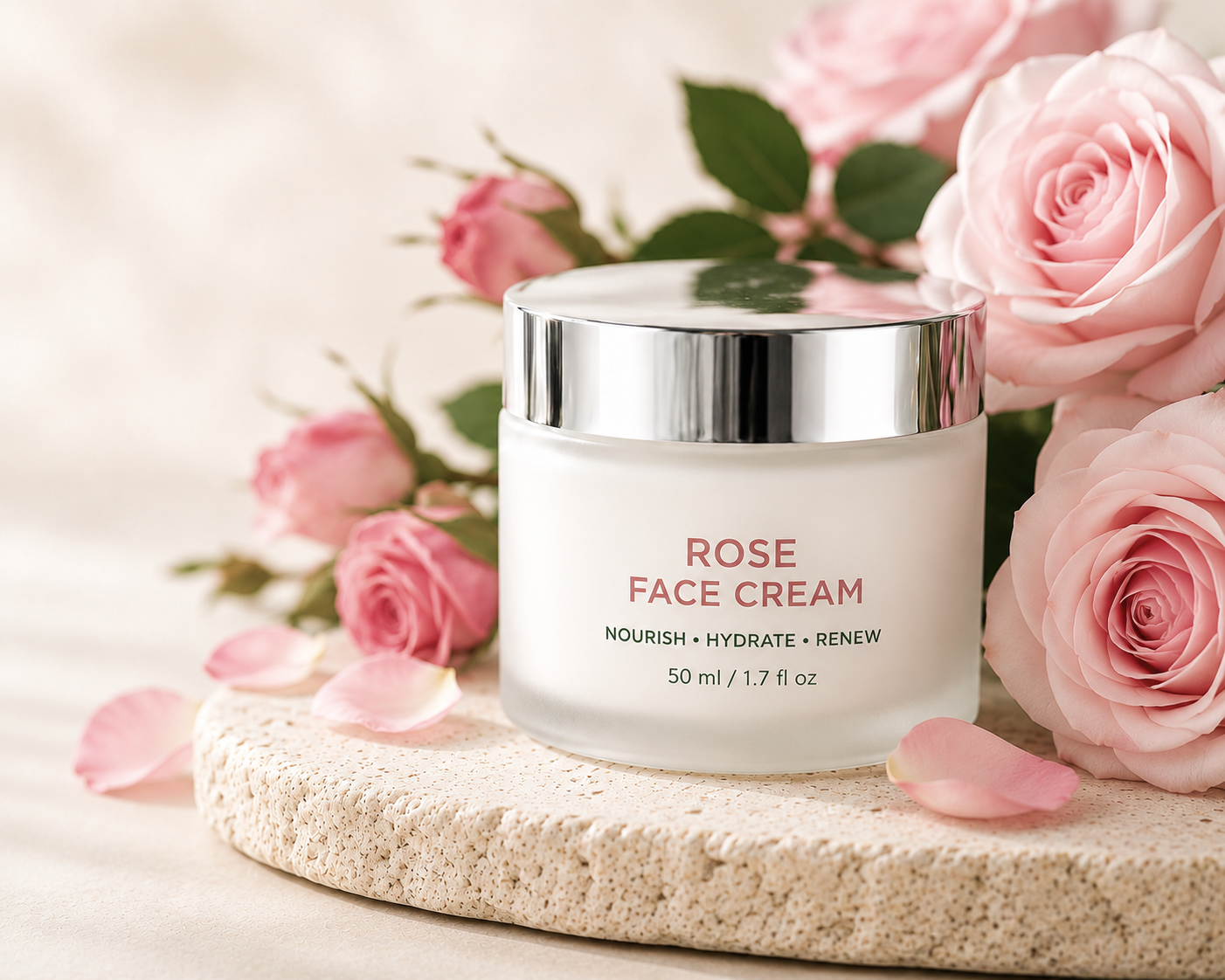 Rose Natural Face Cream