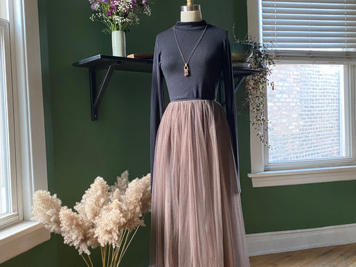 DIY Upcycled Holiday Skirt