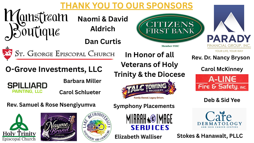 Thank you Sponsors Banquet Slide