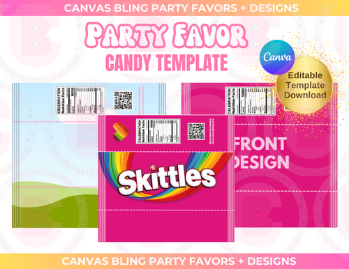 Candy Blank Template | Canvas Bling