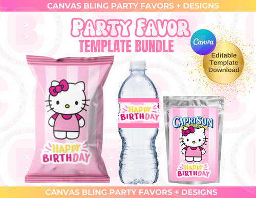 Hello Kitty Template (editable) | Canvas Bling