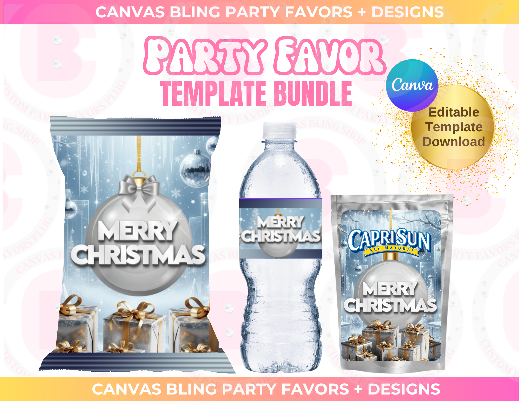 Winter Wonderland Mega Bundle (editable)