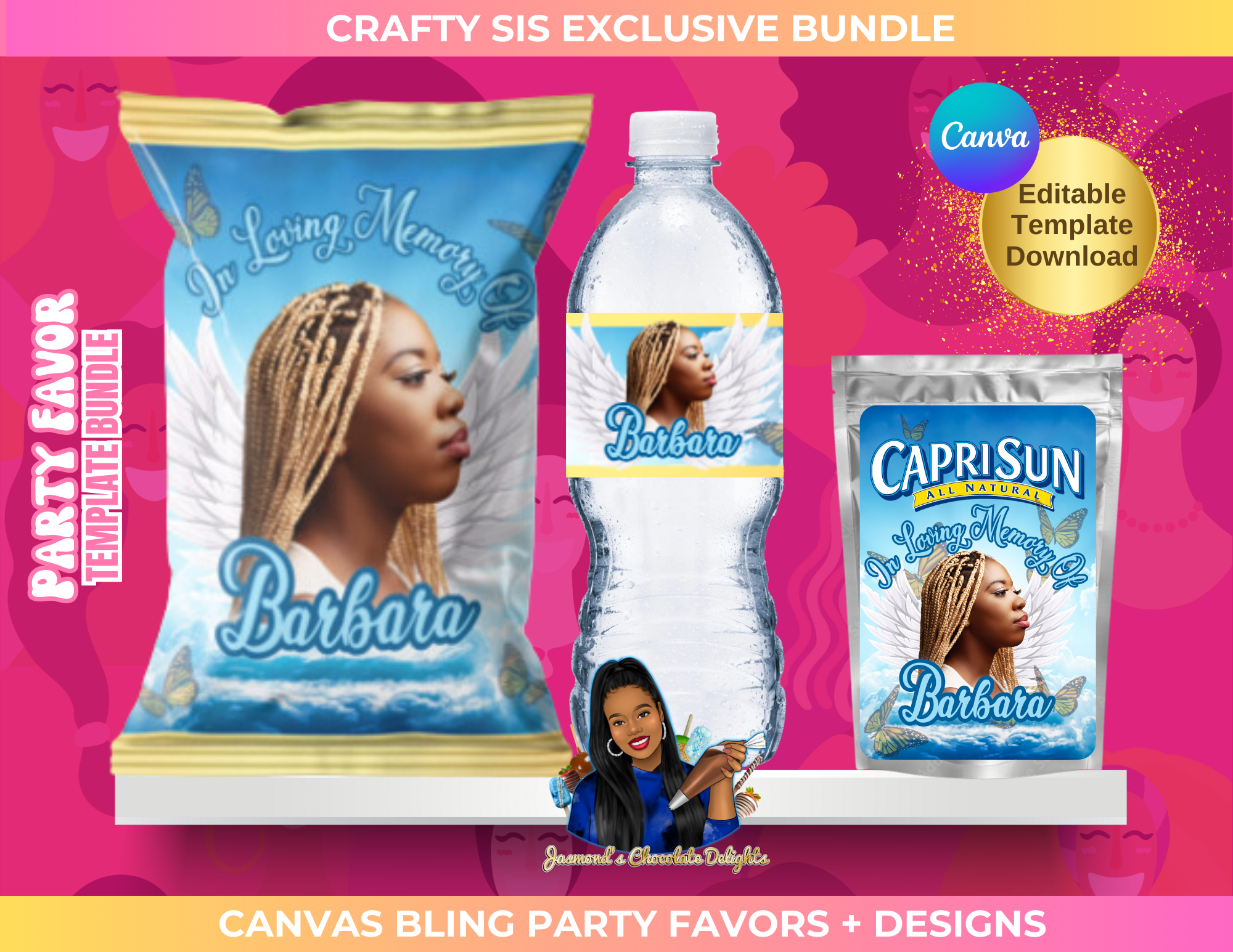 Memorial Clouds Bundle (editable)